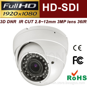 1200tvl Vandalproof HD Sdi IR Security CCTV Dome Camera (UV-SDI3222W)